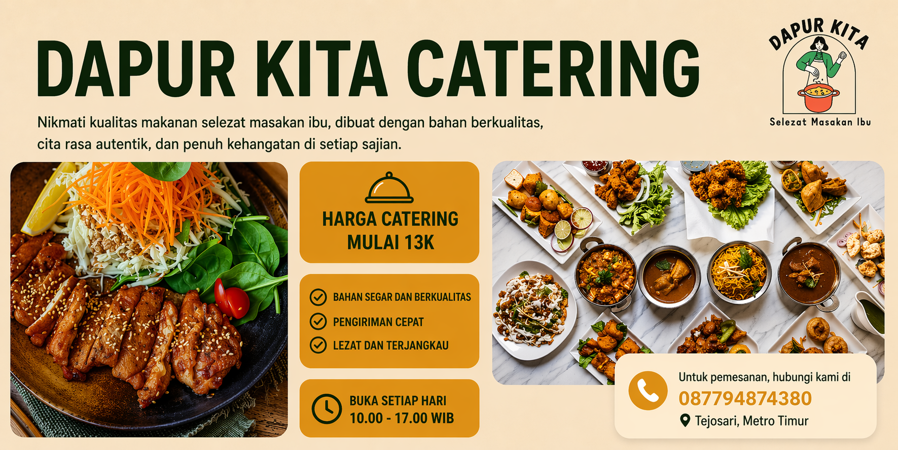 Banner Dapur Kita Catering